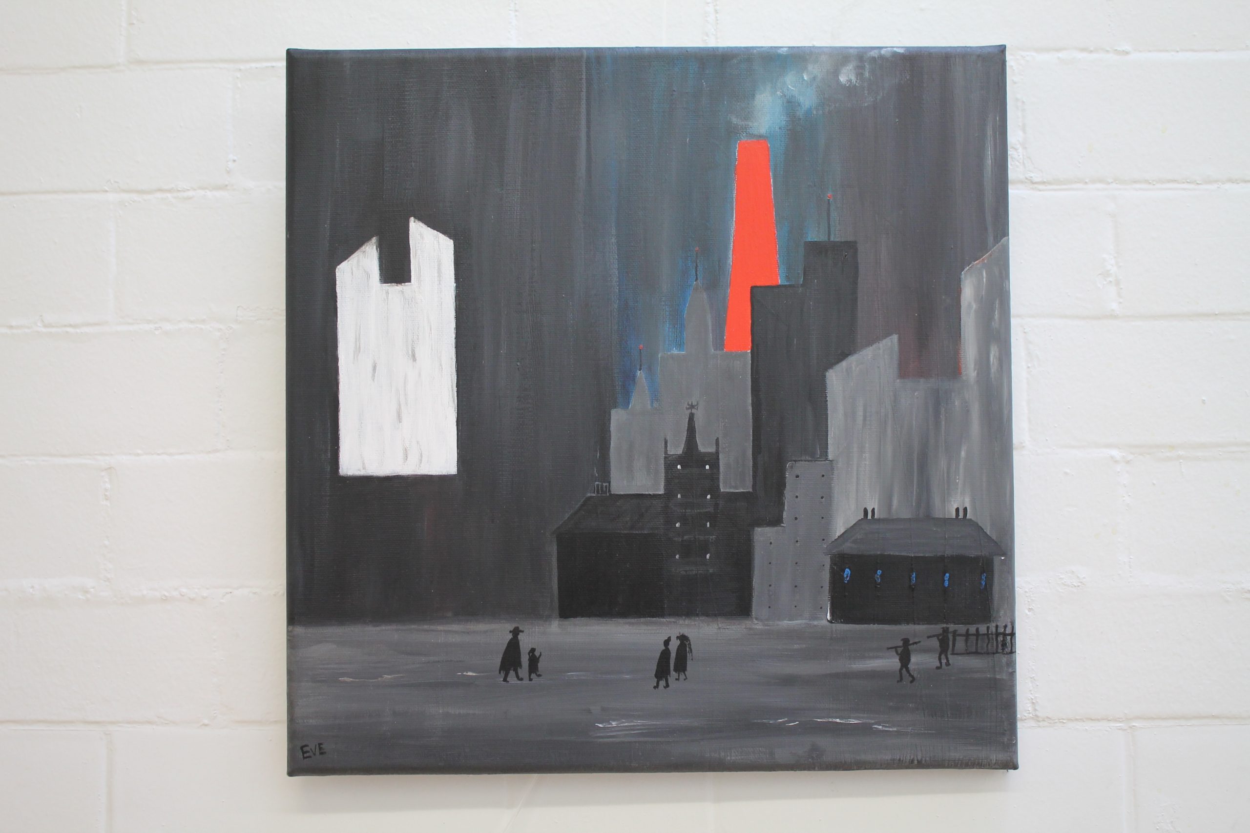 painting by Eve McDougall at The Creative Space
